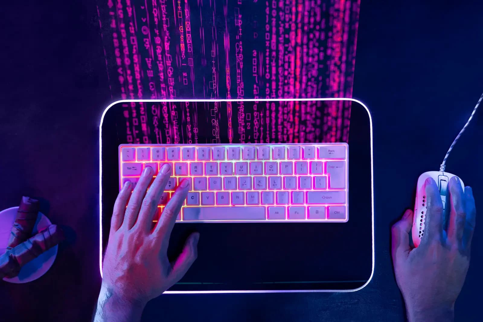 Código en pantalla de una integración con la API de OpenRouter AI